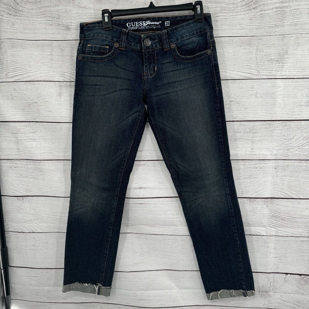 Guess Jeans Womens Size 28 Daredevil Skinny Leg‎ Low Rise Stretch Y2k Retro
